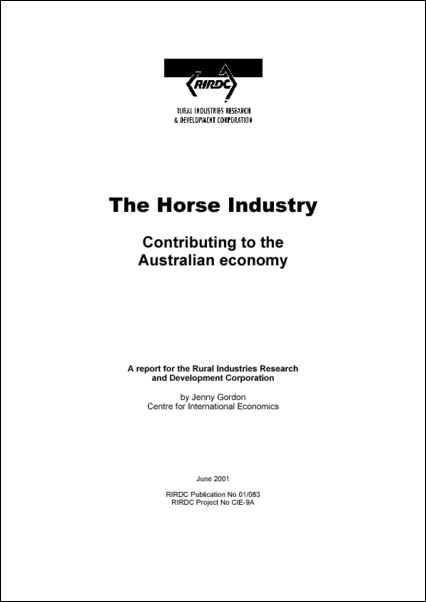 The Horse Industry – Contributing to the Australian economy - image