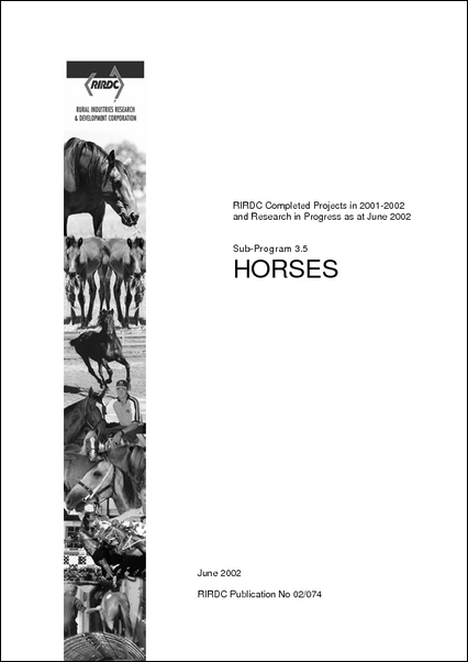 Research in Progress - Horse 2001-2002 - image