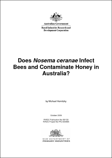 Does Nosema ceranae Infect Bees and Contaminate Honey in Australia? - image