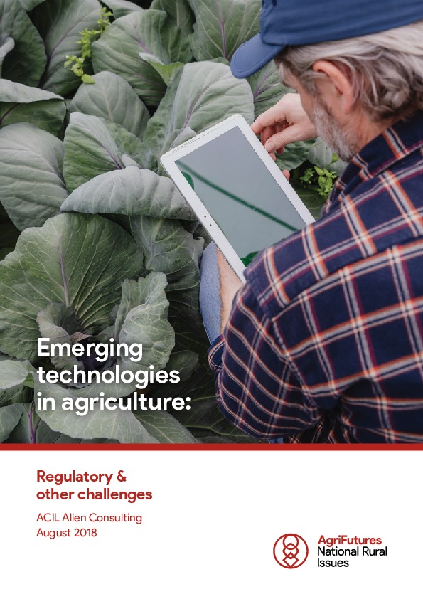 Emerging technologies in agriculture: Regulatory and other challenges - image