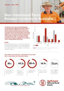 Non-intentional Farm Related Incidents in Australia 2019 mid-year report - image