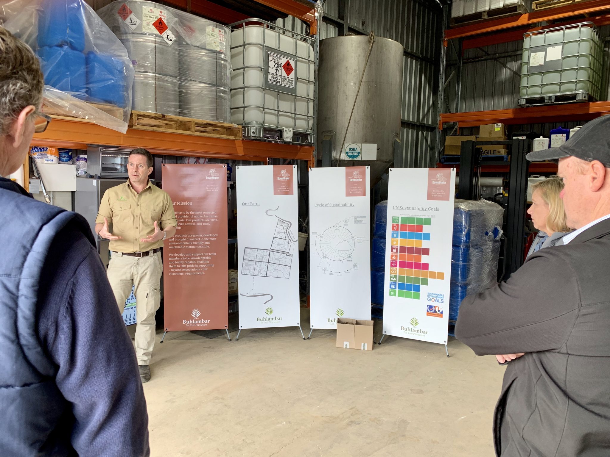 Dee-Ann & Phil Prather presenting their Sustainable Development Goals strategy to the AgriFutures Australia Board