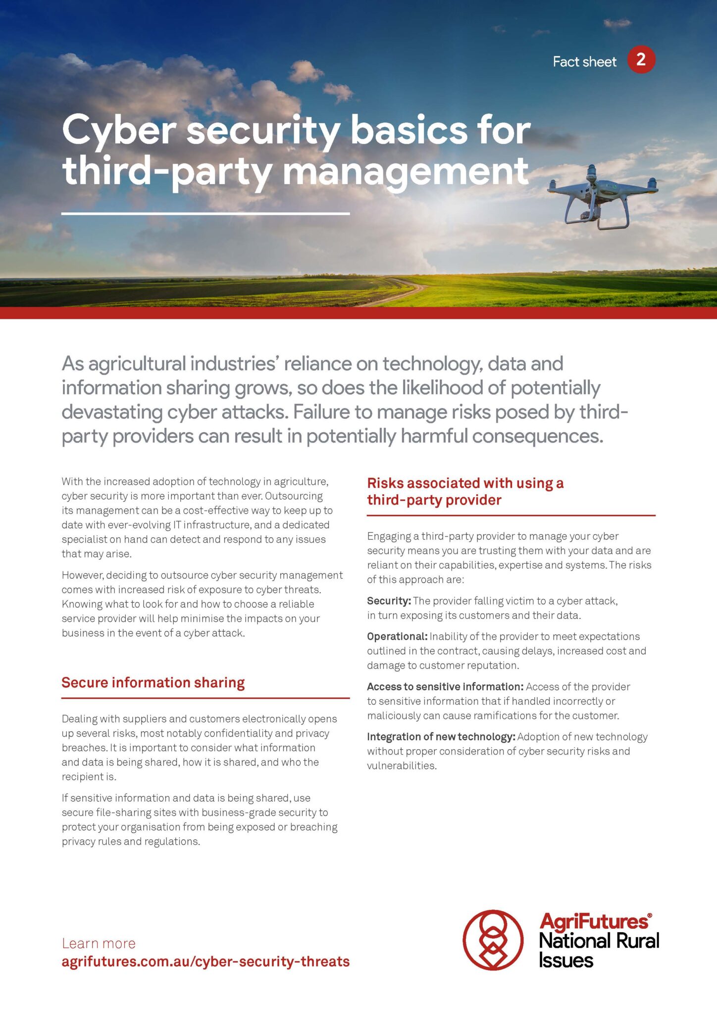 Fact sheet: Cyber security basics for third-party management - image