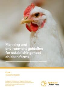 Planning and environment guideline for establishing meat chicken farms: Guide 1 - Assessment guide - image