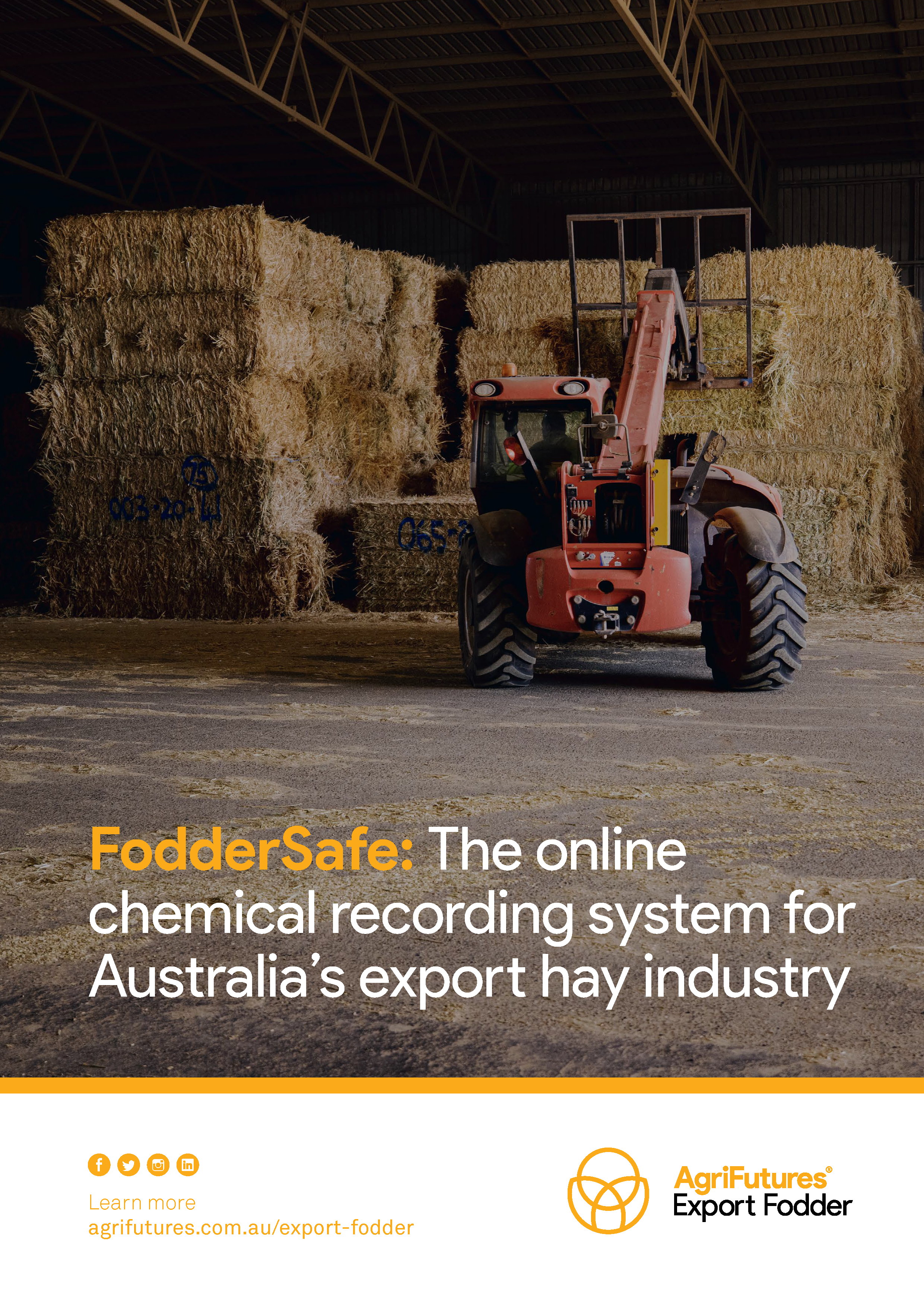FodderSafe: The online chemical recording system for Australia's export hay industry - image