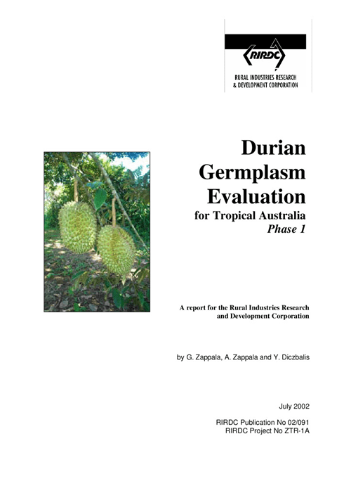 Durian Germplasm Evaluation - image