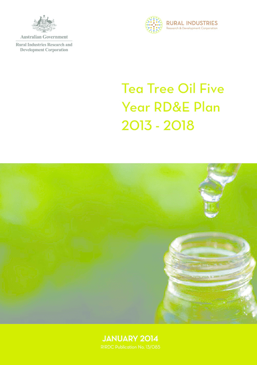 Tea Tree Oil Five Year RD&E Plan 2013 - 2018 - image