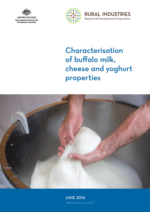 Characterisation of buffalo milk, cheese and yoghurt properties - image