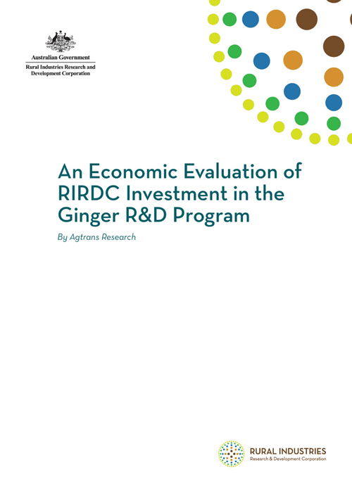 An Economic Evaluation of RIRDC Investment in the Ginger R&D Program - image
