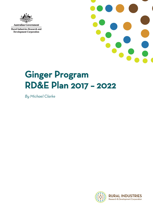 Ginger Program RD&E Plan 2017 – 2022 - image
